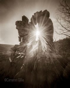 Devil's doorway in devil's lake state park